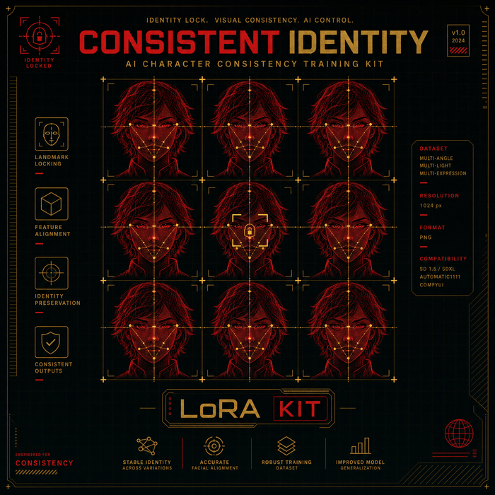 Character Consistency Mastery — LoRA Training & Face-Lock Kit