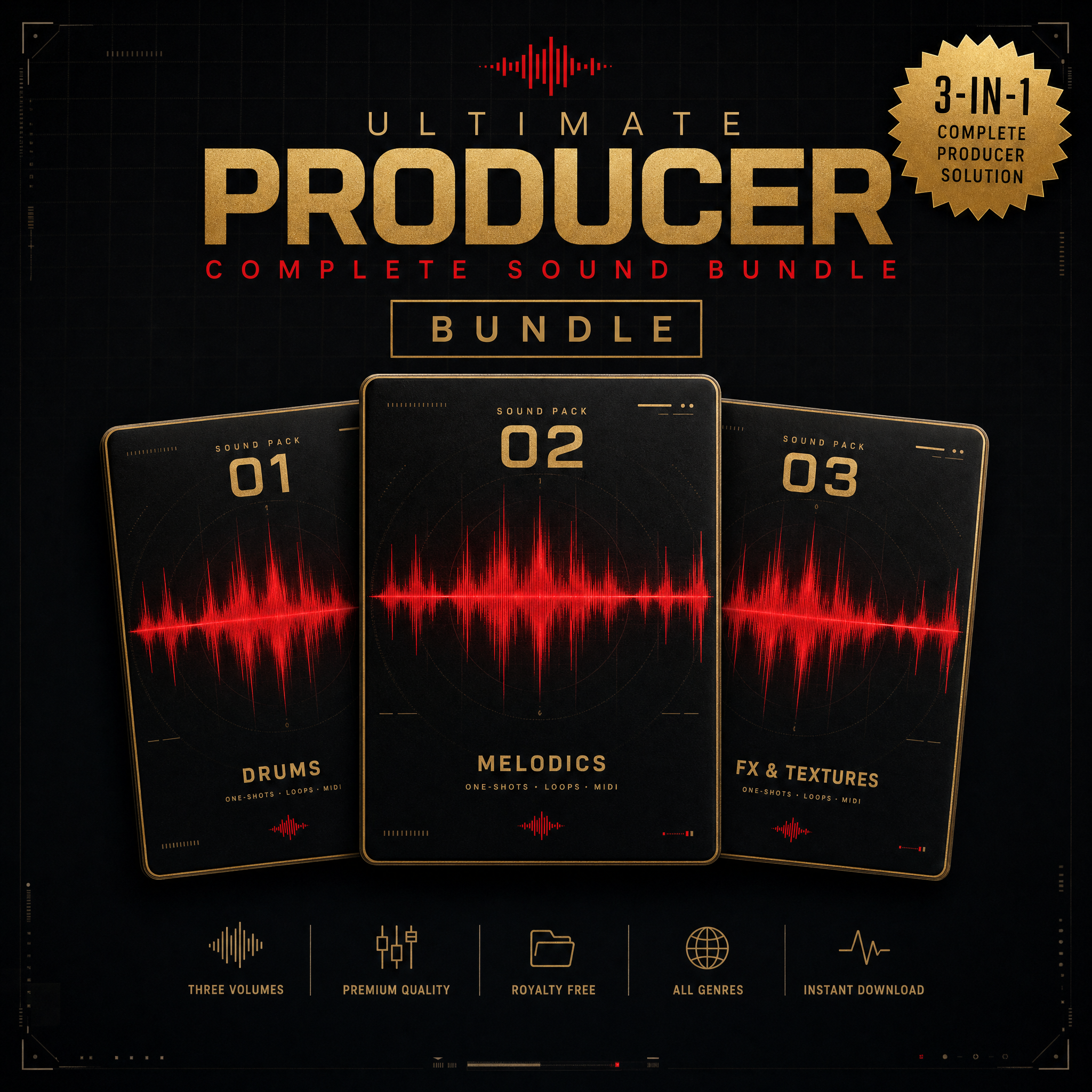 The Complete Producer Bundle — Vol.1 + Vol.2 + Bonus Kit