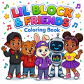 Lil Block & Friends — Coloring & Activity Book (Printable PDF)